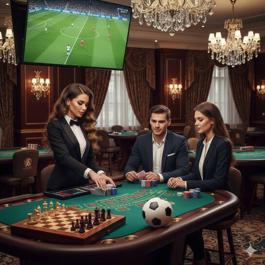 笑笑棋牌欢乐对局场景
